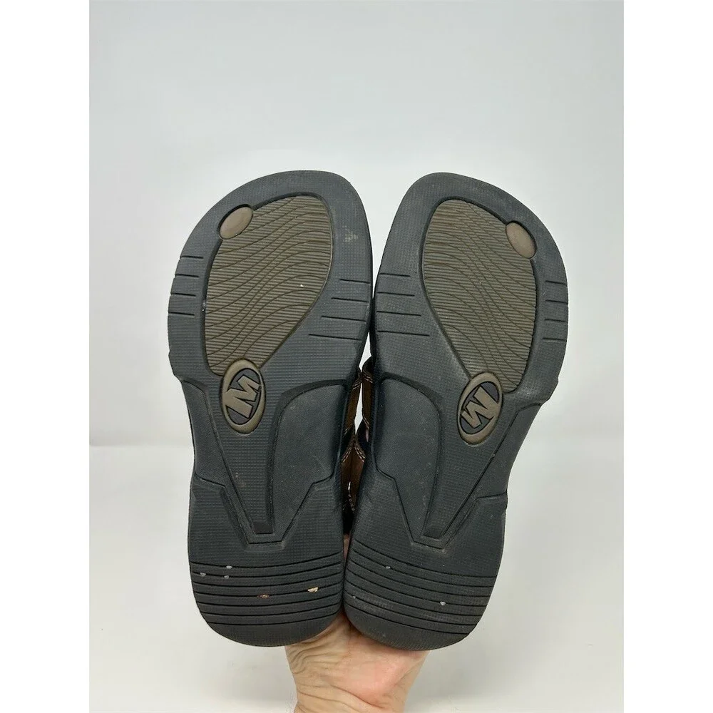 Merrell Men's Fisherman Sandals Brown Closed Toe Hook & Loop Outdoor Size 8